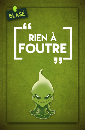 Mauvais Perdant - Les cartes Défouloir - Rien à foutre